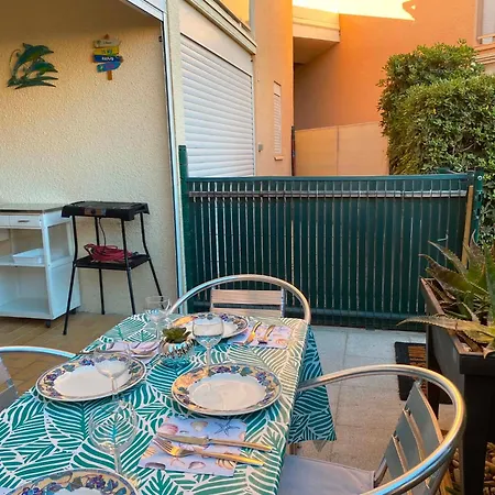 Bord De Plage, Secteur Lydia, Rdc, Terrasse, Tres Joli Appt 4 Couchages, Ventilateur Plafond * Le Barcarès