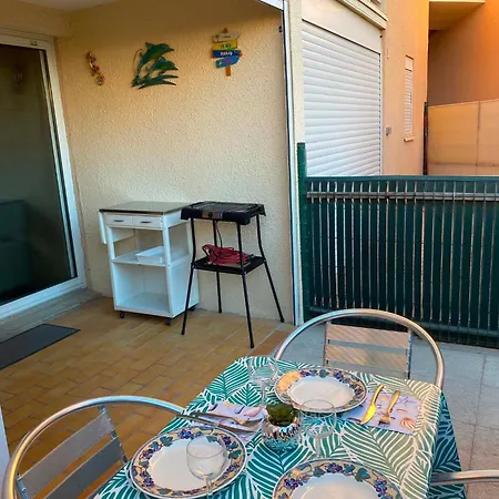 Bord De Plage, Secteur Lydia, Rdc, Terrasse, Tres Joli Appt 4 Couchages, Ventilateur Plafond Appartement