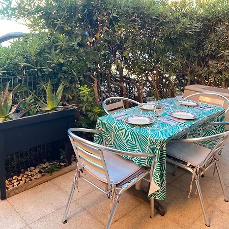 Apartamento Bord De Plage, Secteur Lydia, Rdc, Terrasse, Tres Joli Appt 4 Couchages, Ventilateur Plafond Le Barcarès